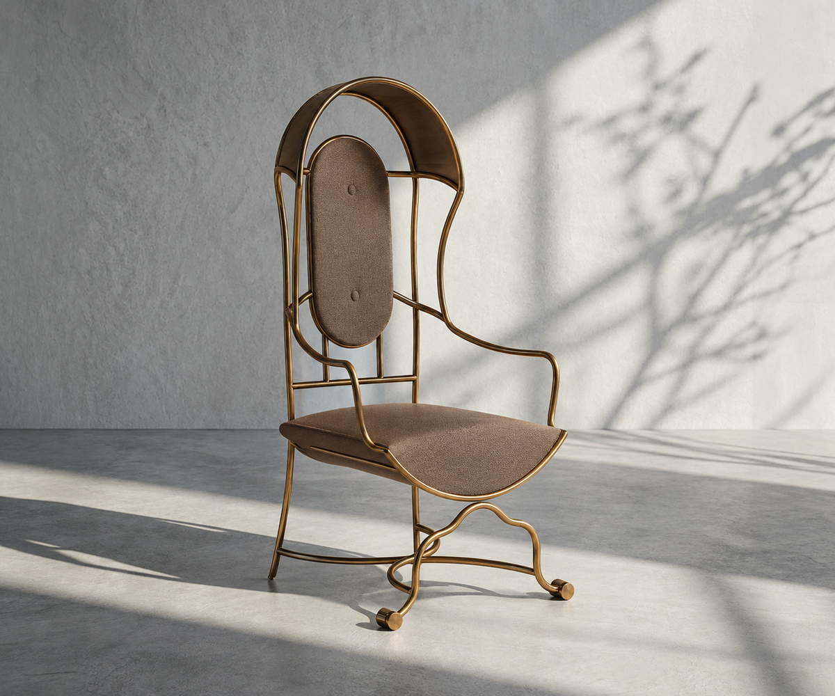 Reed Metallic Chair